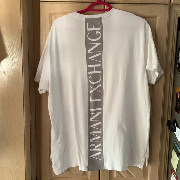 A/X Armani Exchange Men’s V neck short sleeve tee-shirt XL - Picture 2 of 8